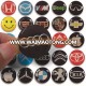 3d dome custom crystal epoxy resin sticker label